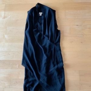 Drapey black dress (very Rick Owens-ish)